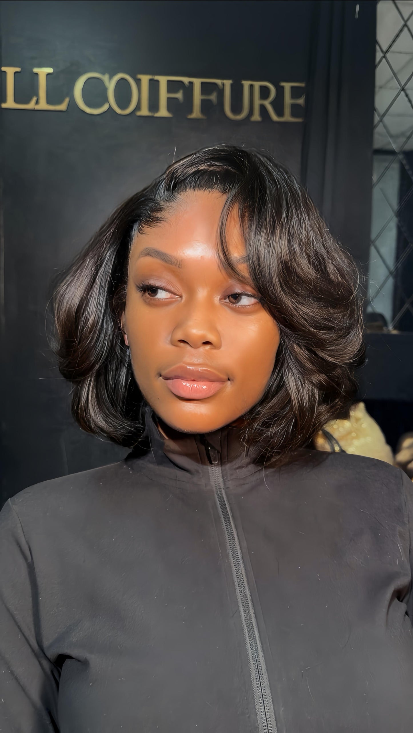 Fluffy Bob Cut Wig